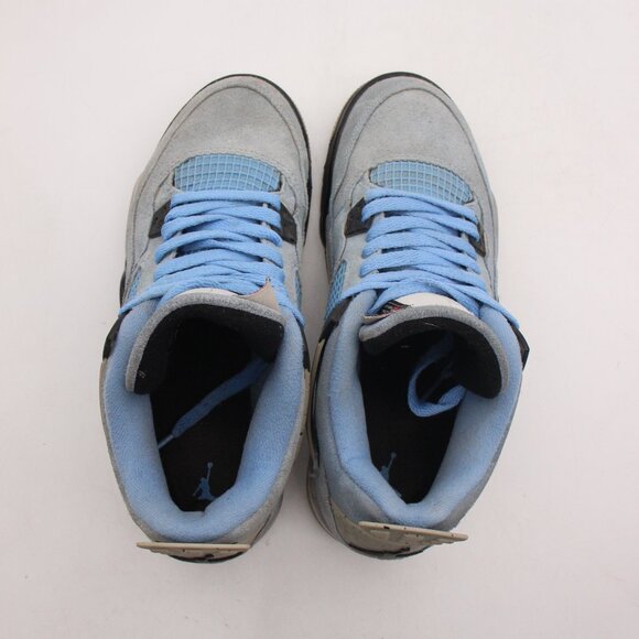 Nike Air Jordan 4 Retro GS  Youth 7 Women's 8.5 University Blue  Shoe 408452-400 - Picture 9 of 12